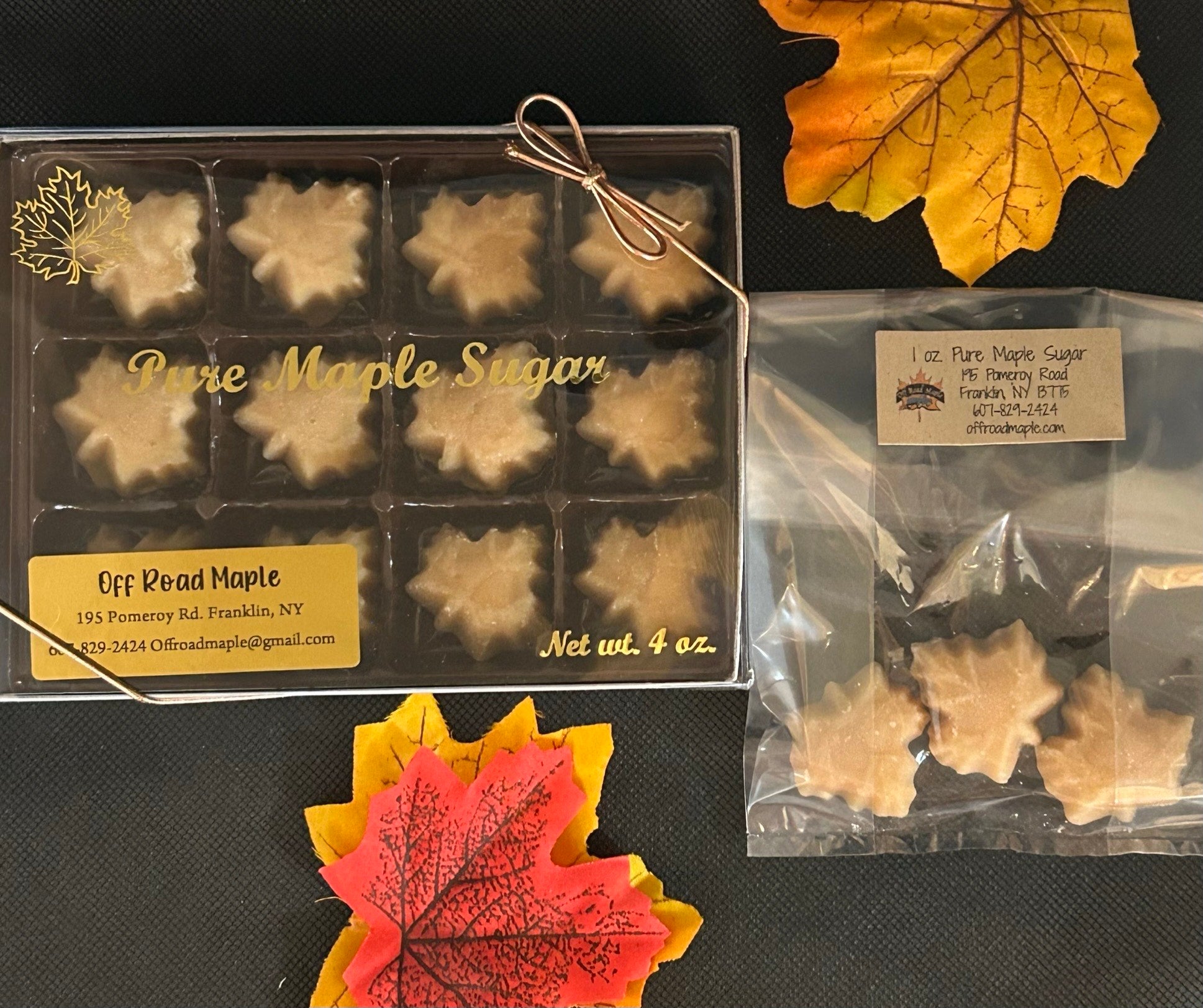 Shaped Maple Sugar - 1oz Bag